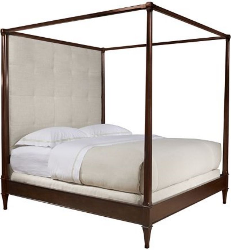 Picture of ARTISAN POSTER BED (QUEEN) WITH TALL BISCUIT-STITCHED UPH. HEADBOARD