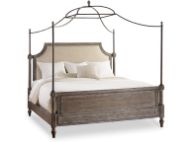 Picture of BEDROOM TRUE VINTAGE KING FABRIC UPHOLSTERED CANOPY BED