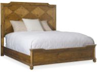 Picture of BEDROOM BALLANTYNE KING WOOD PANEL BED