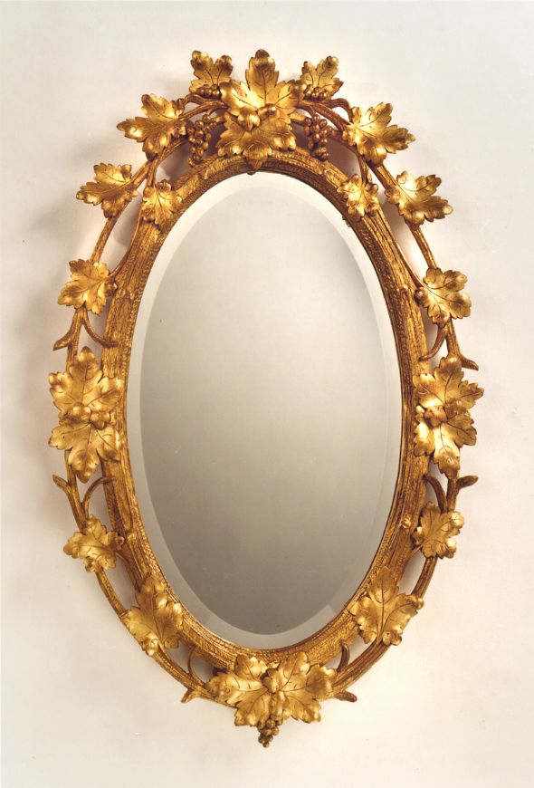 Picture of BLACK FOREST OVAL MIRROR