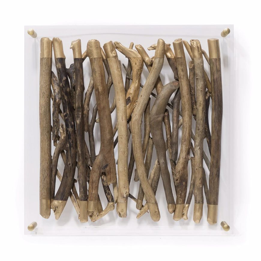 Picture of ACRYLIC DRIFTWOOD WALL DECOR, SQUARE