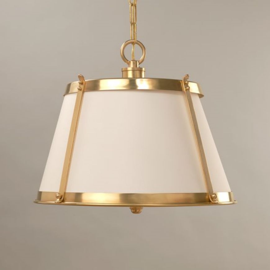 Picture of BELLUNO HANGING FRAME, SMALL, BRASS, 2 LIGHTS