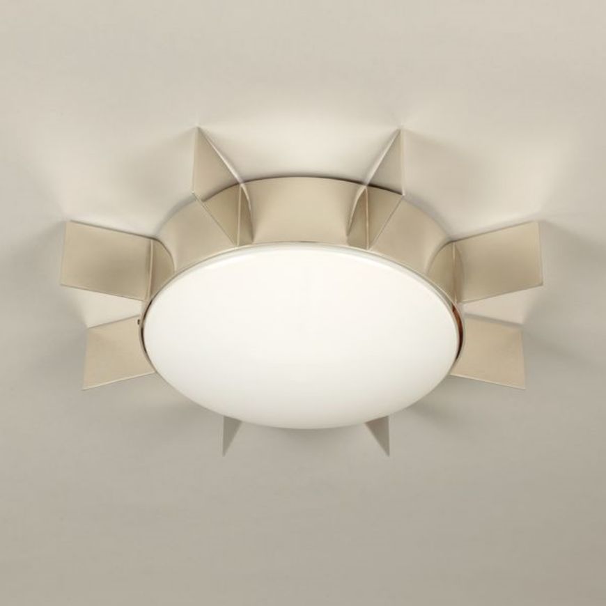 Picture of BELSAY LED FLUSH MOUNT, SMALL, NICKEL