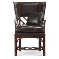 Picture of CHINESE CHIPPENDALE WING CHAIR (SMALL)