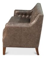 Picture of BROOKS LEATHER TUFTED 2 SEAT SOFA