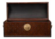Picture of BARON'S LEATHER BOX, OXBLOOD