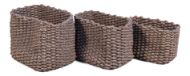 Picture of NAUTICAL SAILORS ROPE BASKETS, SET OF 3