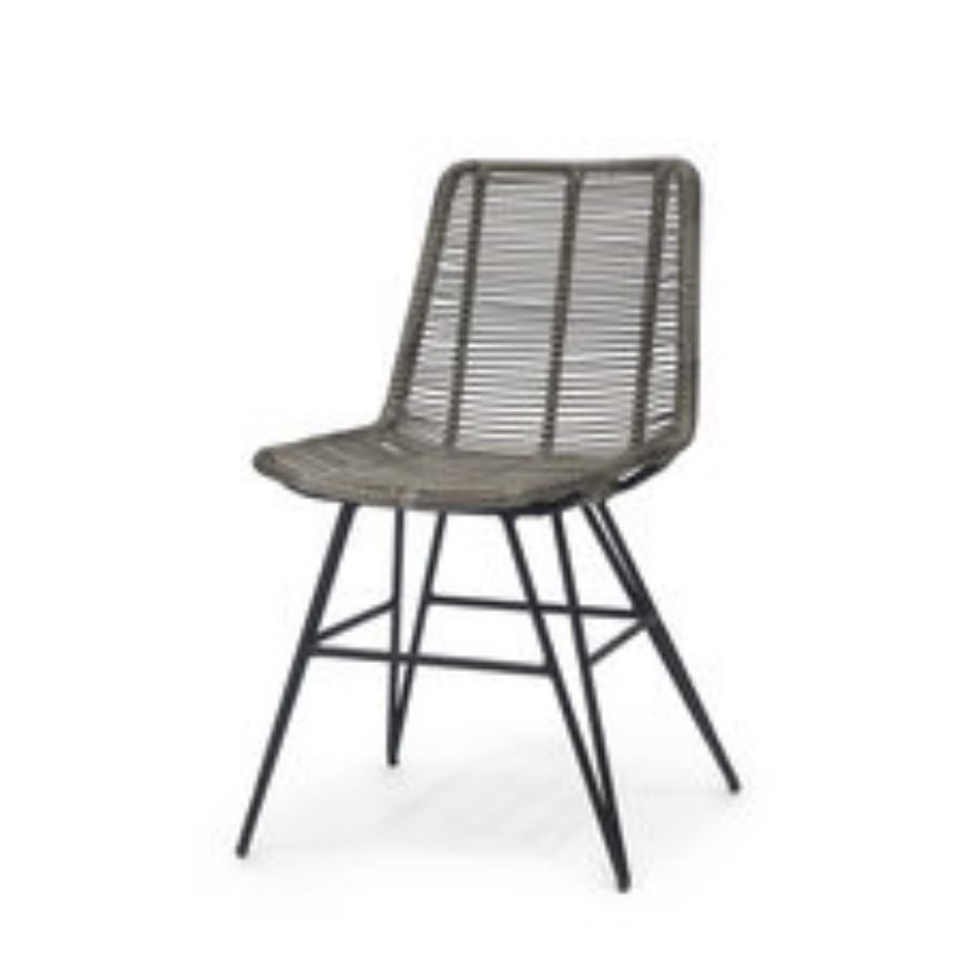 Picture of HERMOSA OUTDOOR SIDE CHAIR, GREY