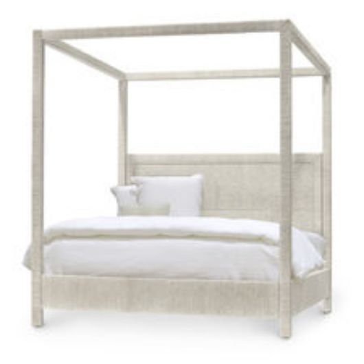 Picture of WOODSIDE CANOPY BED, KING, WHITE SAND