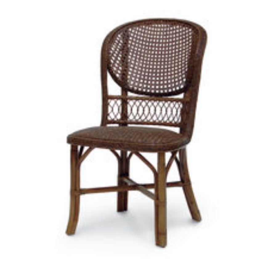 Picture of ANTIQUE CANE SIDE CHAIR, BROWN