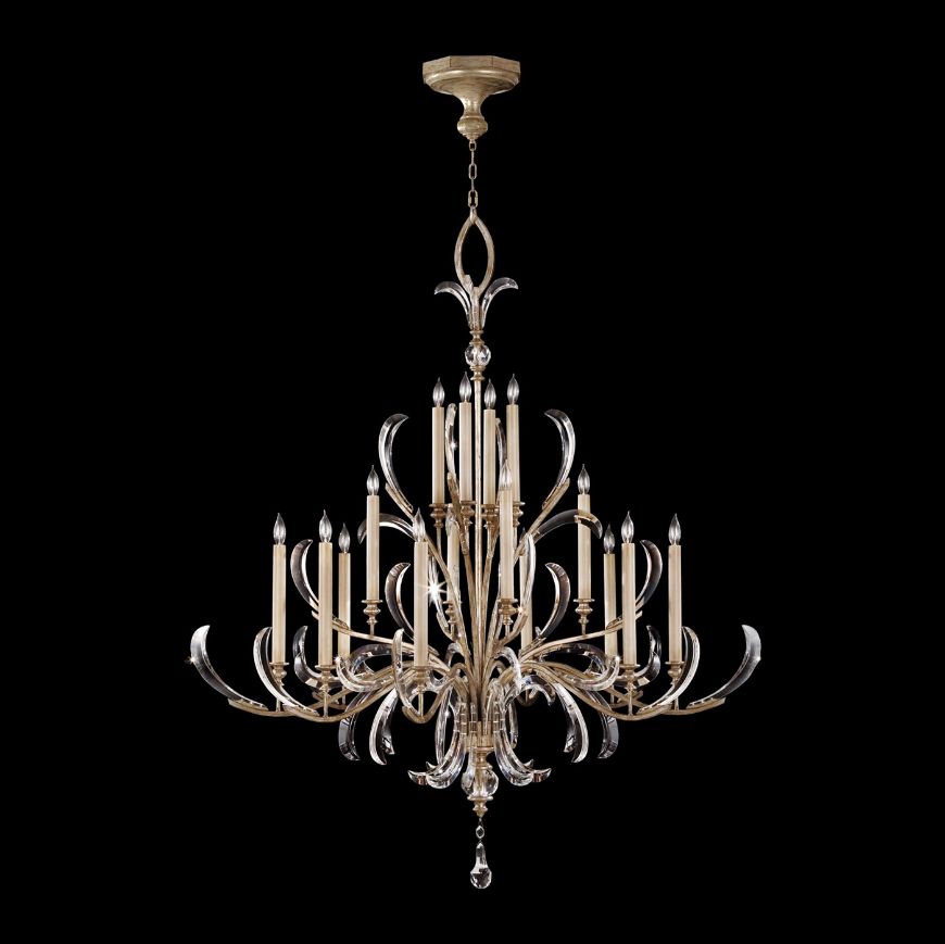 Picture of BEVELED ARCS 58″ ROUND CHANDELIER