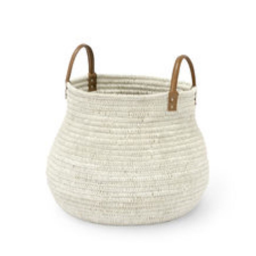 Picture of CAIRO BASKET WHITE, LARGE