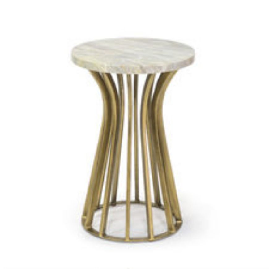 Picture of DELPHI MARBLE SIDE TABLE