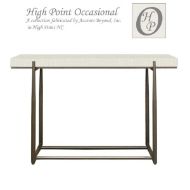 Picture of STANLEY CONSOLE TABLE, SISAL WRAPPED TOP, METAL BASE