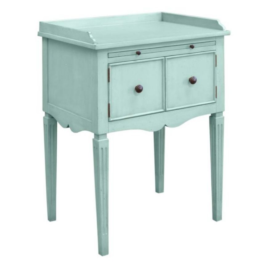 Picture of TABLE, 2 DOORS, SLIP TRAY-PAINTED