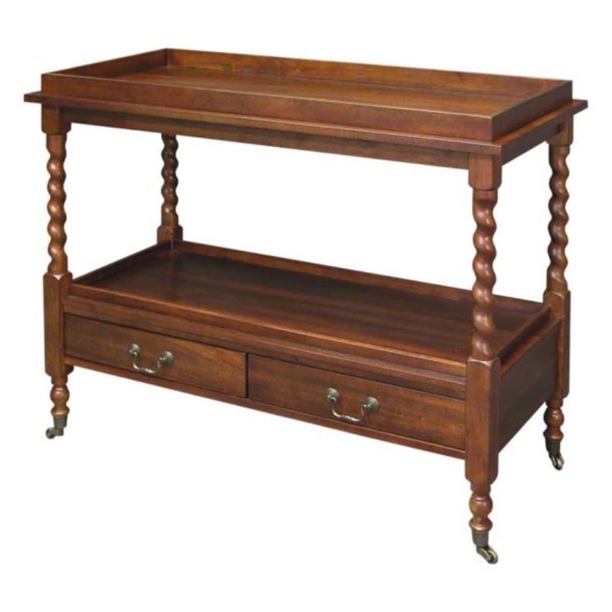 Picture of SERVING CART WITH 2 DRAWERS – AVAILABLE IN 2 FINISHES
