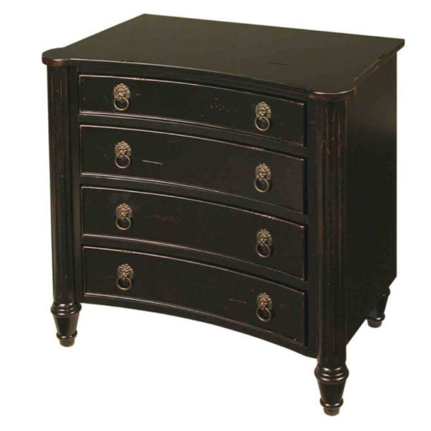 Picture of 4 DRAWER CHEST WITH LION HEAD PULLS, AVAILABLE IN 2 FINISHES