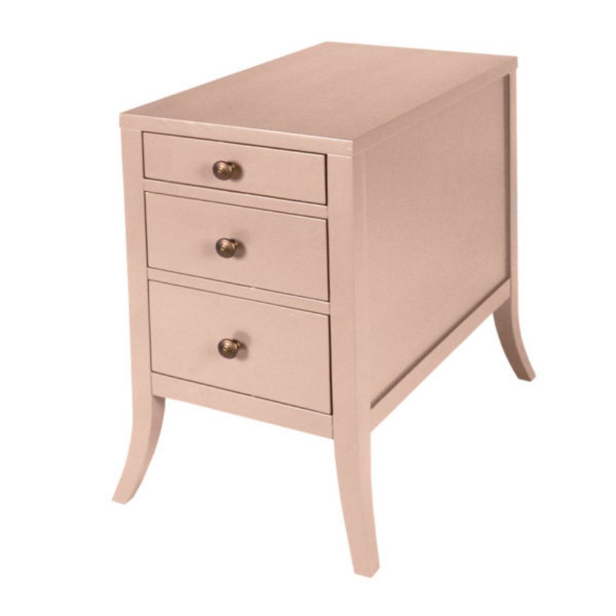 Picture of END TABLE, 3 DRAWERS-PAINTED