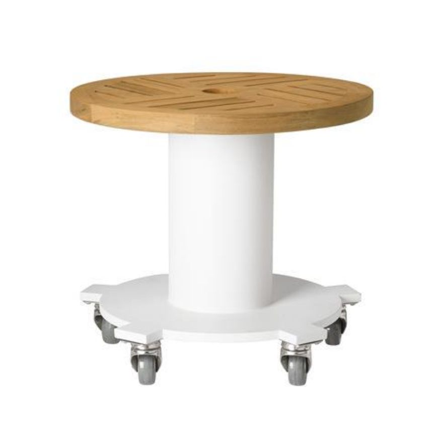 Picture of ROVER UMBRELLA STAND WITH TEAK TABLE TOP