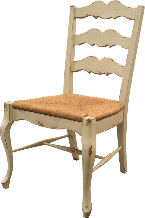 Picture of FRENCH COTTAGE SIDE CHAIR WITH RUSH SEAT