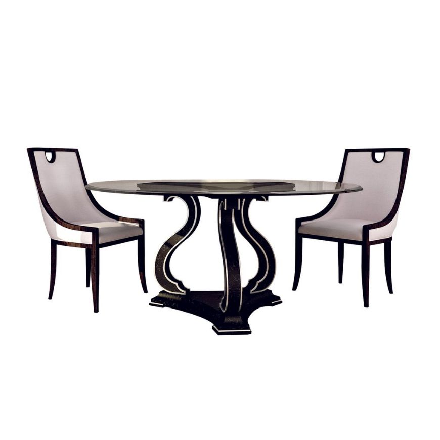 Picture of CAPRI DINING TABLE WITH WOOD TOP