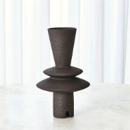 Picture of ADELYN GEOMETRIC VASE-BLACK