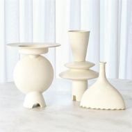 Picture of ADELYN GEOMETRIC VASE-WHITE