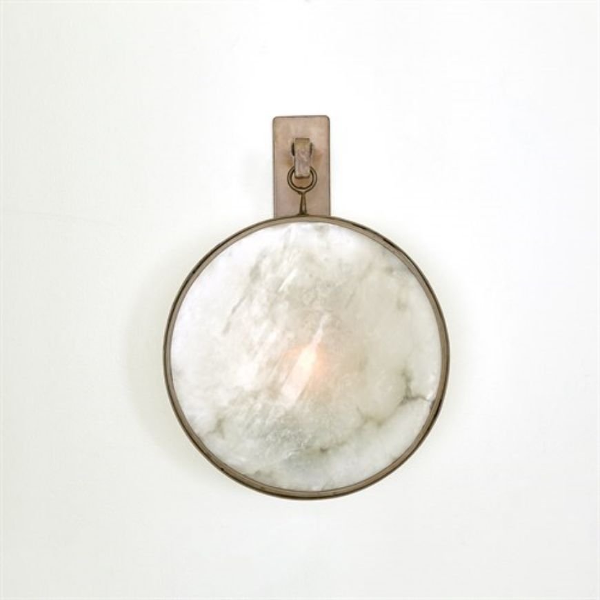 Picture of ANYA WALL SCONCE-BLACK/BRONZE