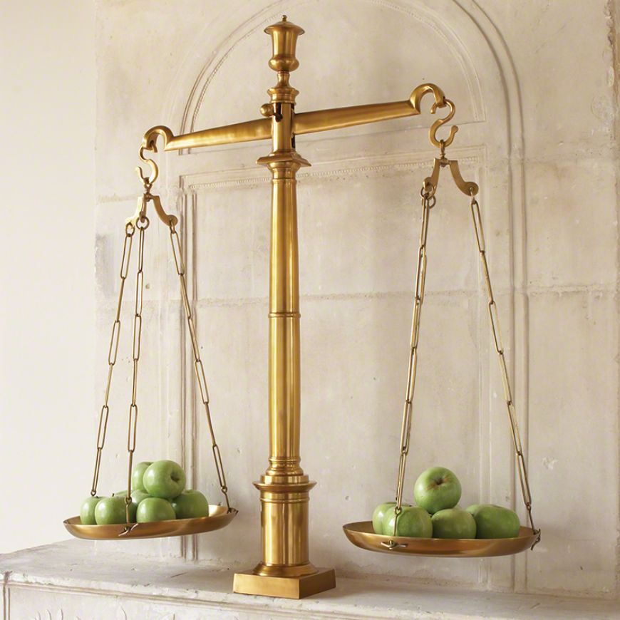 Picture of BRASS LIBRARY SCALES