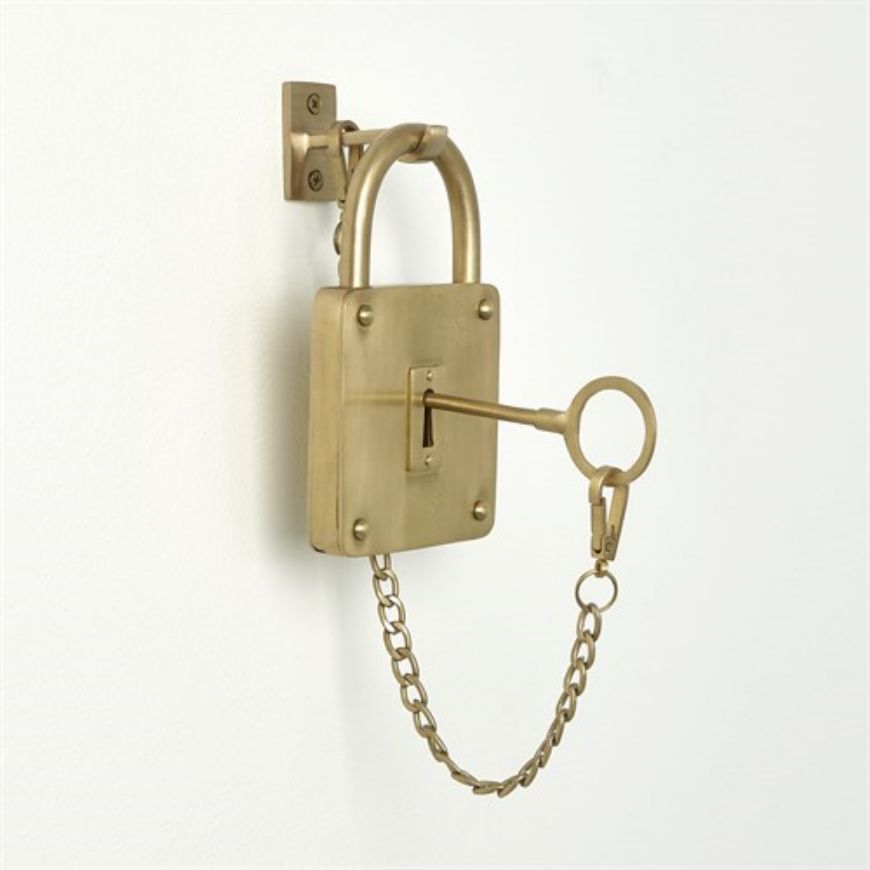 Picture of CLASSIC PADLOCK-SATIN BRASS