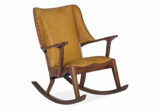Picture of BRAIDING ROCKING CHAIR WALNUT WOOD