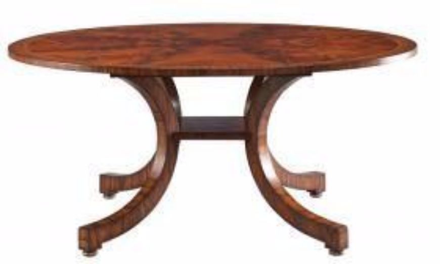 Picture of PORTMAN BOW LEG DINING TABLE