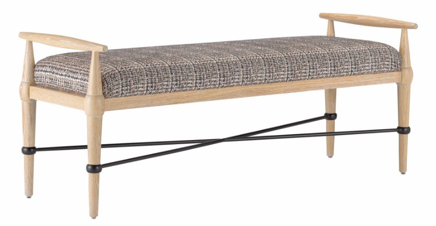 Picture of PERRIN TWEED NATURAL BENCH
