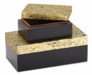 Picture of GOLDEN BOXES SET OF 2