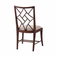 Picture of A DELICATE TRELLIS SIDE CHAIR