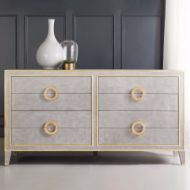 Picture of ABSTRACT DRESSER- ANTIQUE GREY